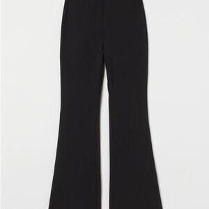 Elegant Black Women's Flared Pants